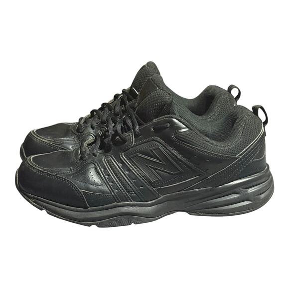 New Balance 409 MX409BK2 Men's 13 4E Extra Wide Black Leather Sneakers Walking - Picture 5 of 9